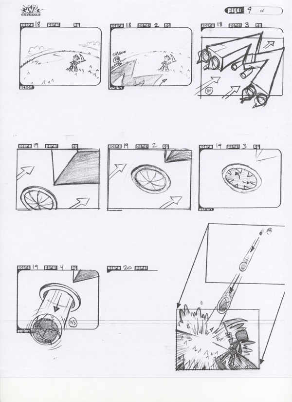 Kids NExt door Storyboard pg9