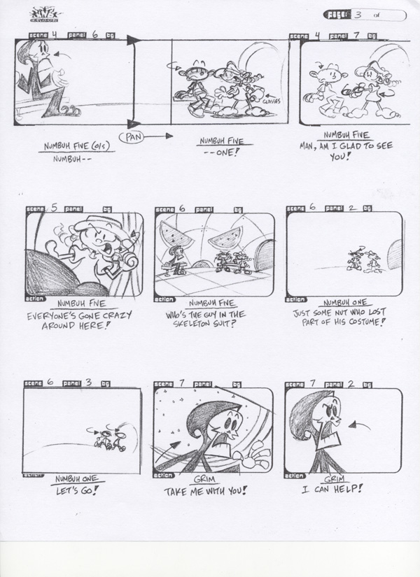 Kids NExt door Storyboard pg 3